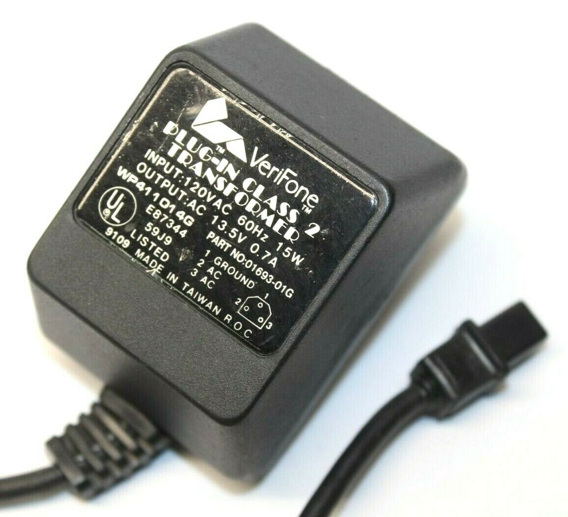 *Brand NEW* AC100-240V 50/60Hz 13.5VAC 0.7A AC DC ADAPTER WP411014G VeriFone POWER SUPPLY